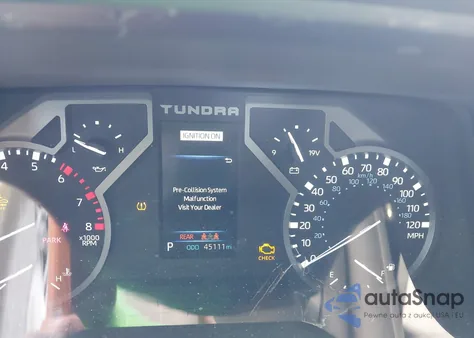 2023 Toyota Tundra Sr z USA, uszkodzony, nr VIN 5TFKB5AA9PX025228